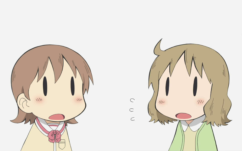 two girls talking