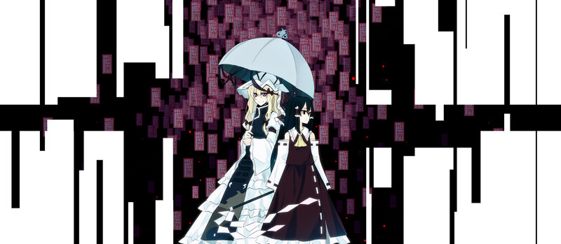 two girls under an umbrella