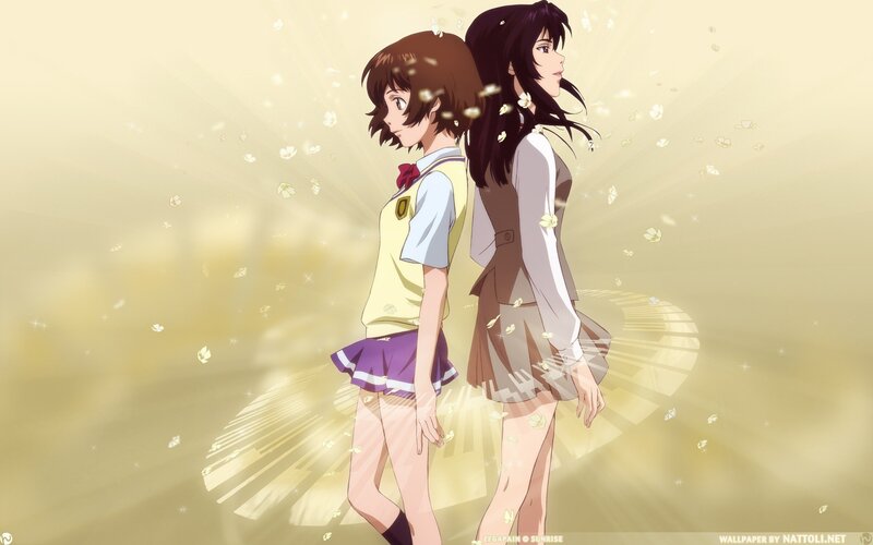 two girls walking together