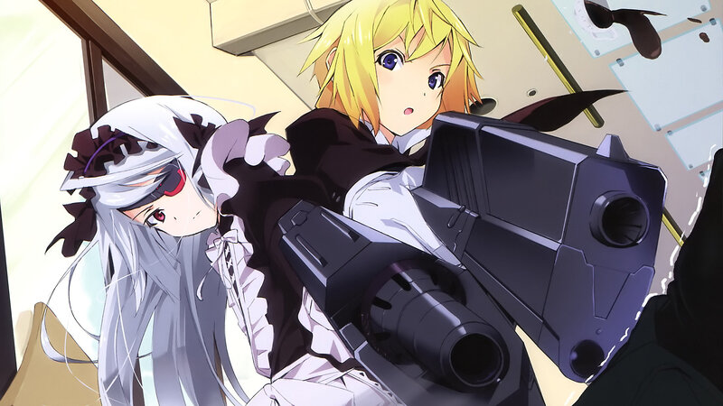 Two Girls with a Gun — White, Dramatic, Anime