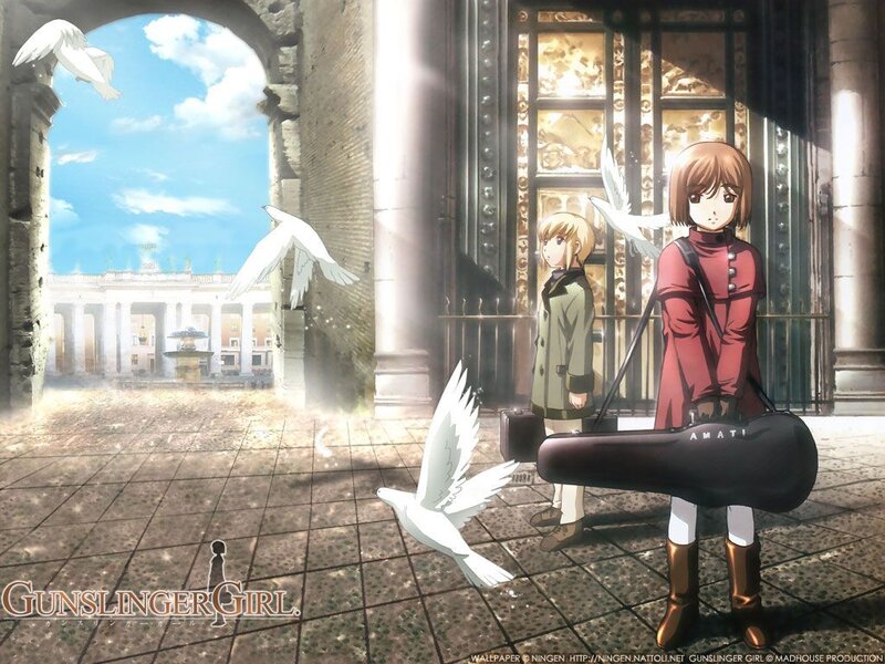 Two Girls with a Violin Case