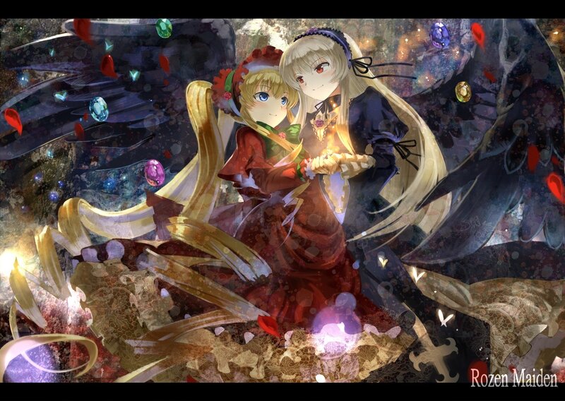 Two girls with angel wings