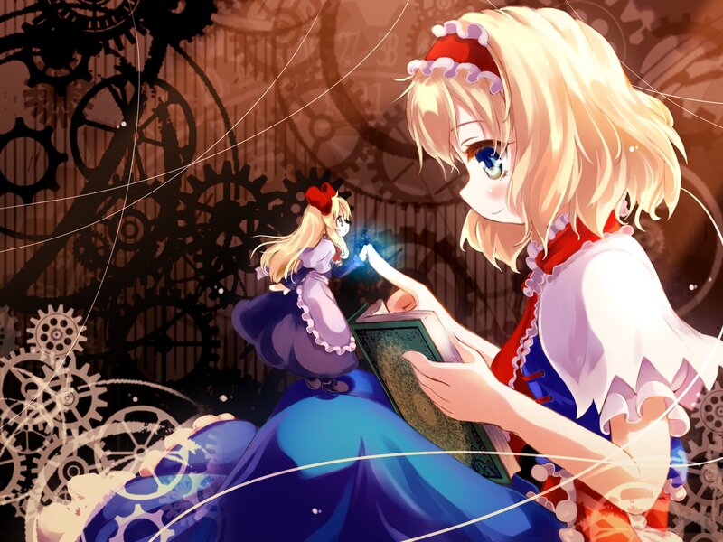 Two Girls with Book
