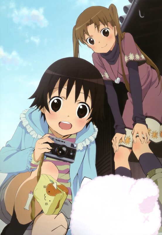 Two Girls with Camera