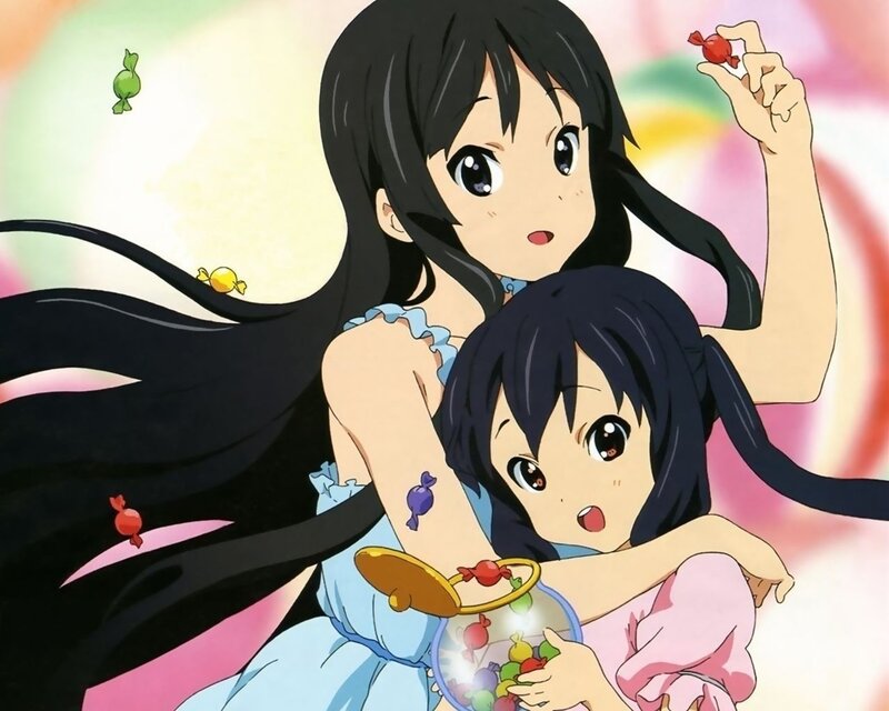 Two Girls with Candies