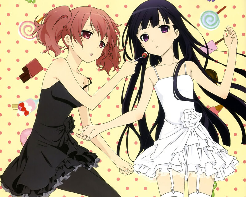 Two Girls with Candy