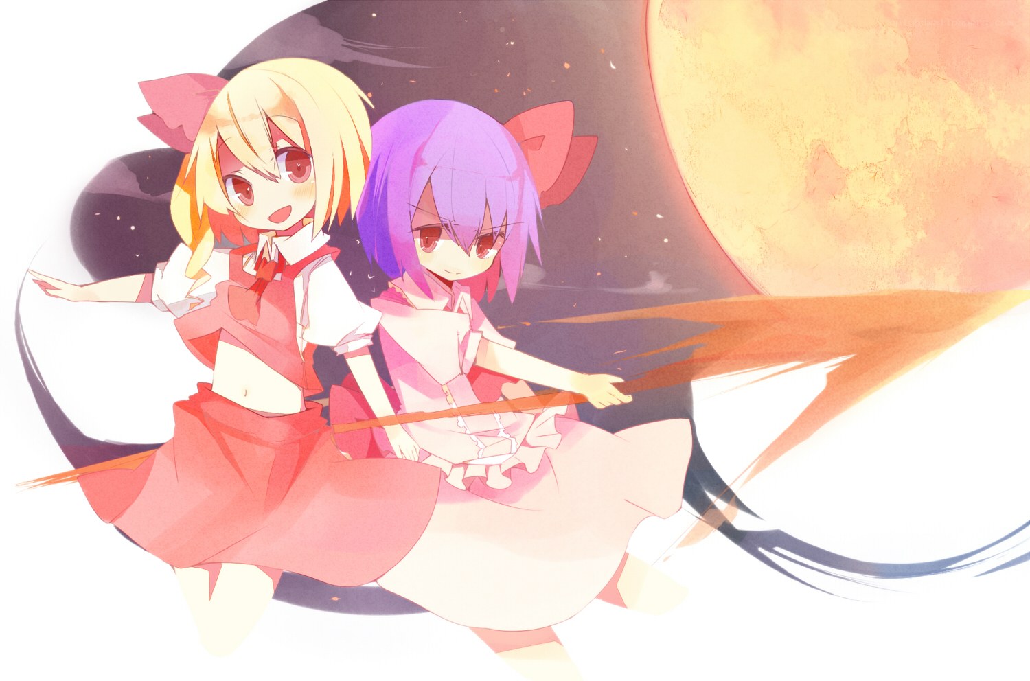 Two girls with cat ears