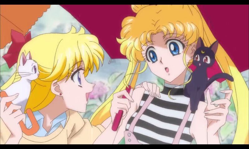 Two Girls with Cats — Yellow