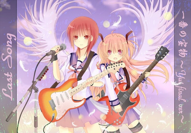 Two Girls with Guitars — Purple, Dreamy