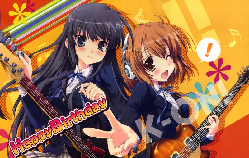 Two Girls with Guitars — Yellow