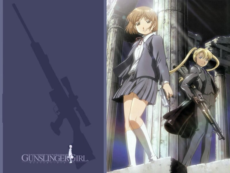 Two Girls with Guns — Purple