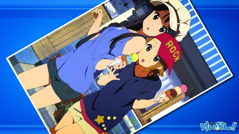 Two girls with ice cream