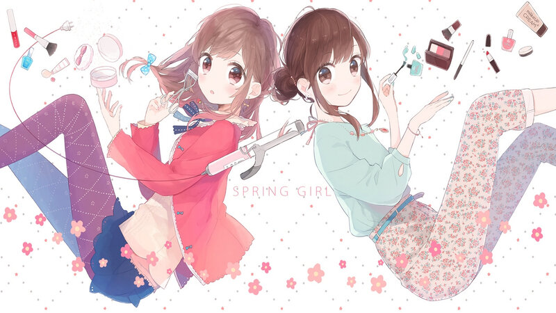 Two Girls with Makeup