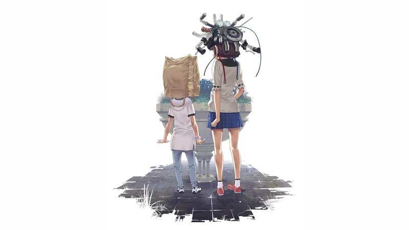 Two Girls with Mechanical Head