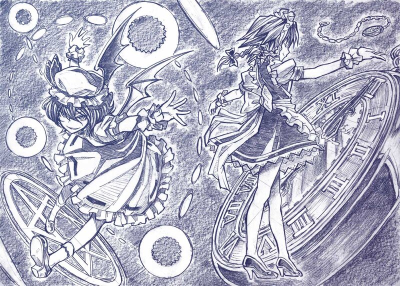 Two Girls with Mechanical Parts