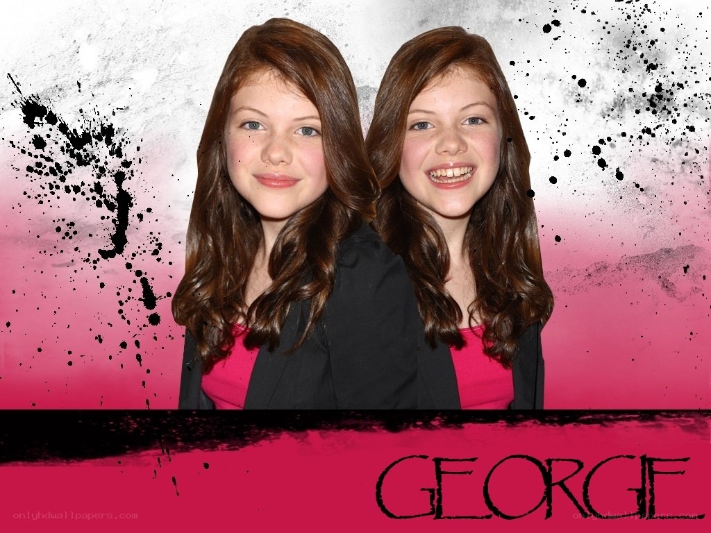Two girls with name George