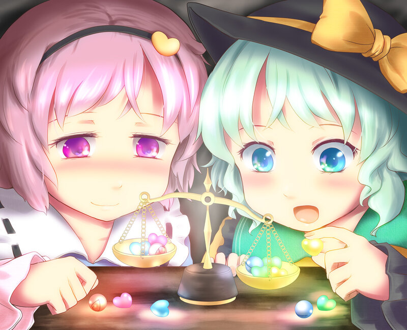 Two Girls with Scales
