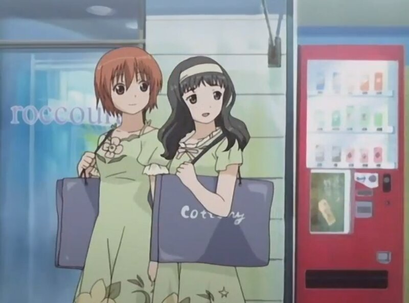 Two Girls with Shopping Bags