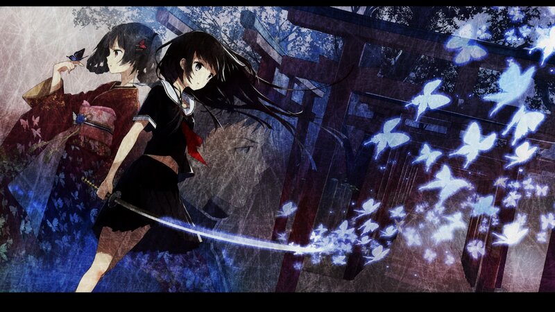 Two Girls with Sword