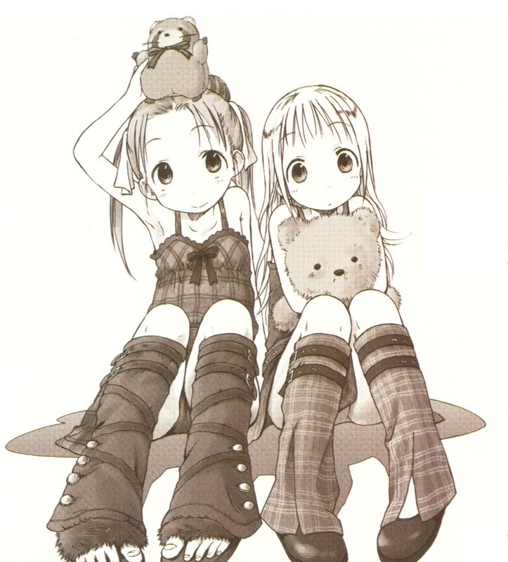 Two girls with teddy bears