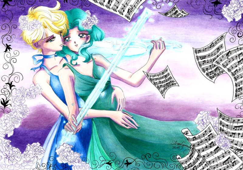 Two Girls with Violin