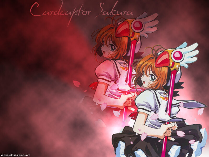 Two Girls with Wands