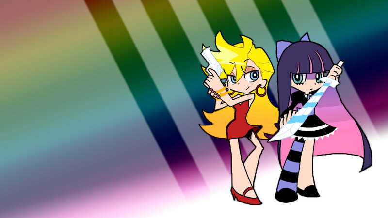 two girls with weapons