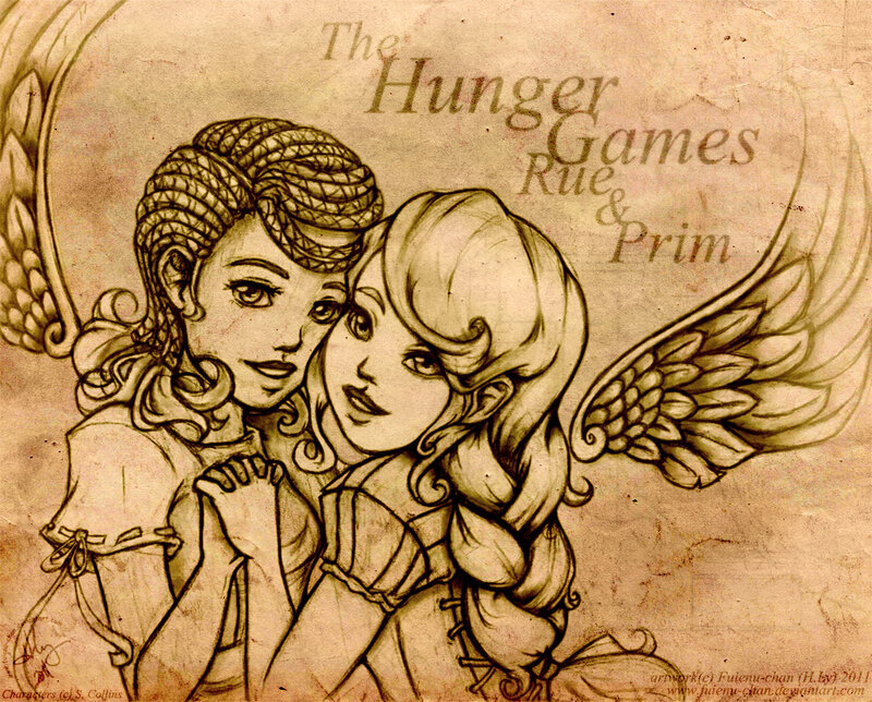 Two Girls with Wings — Brown