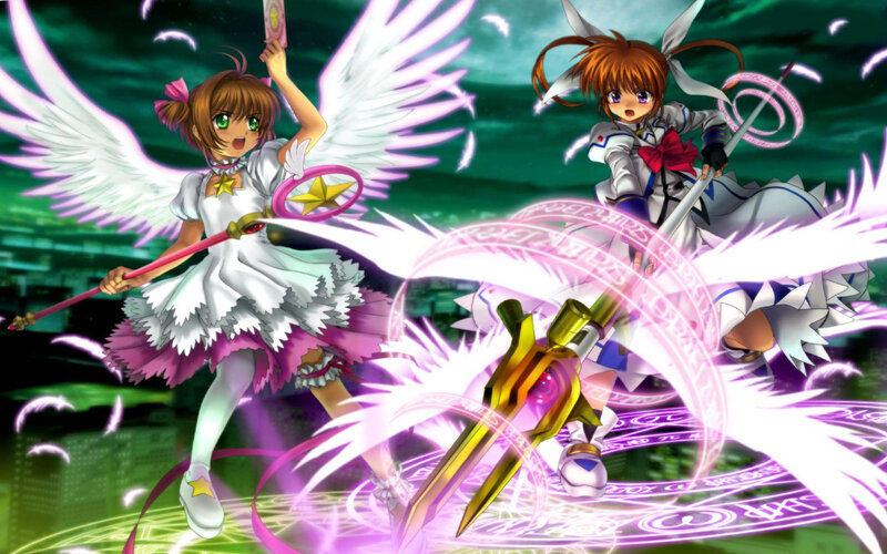 Two Girls with Wings — Green