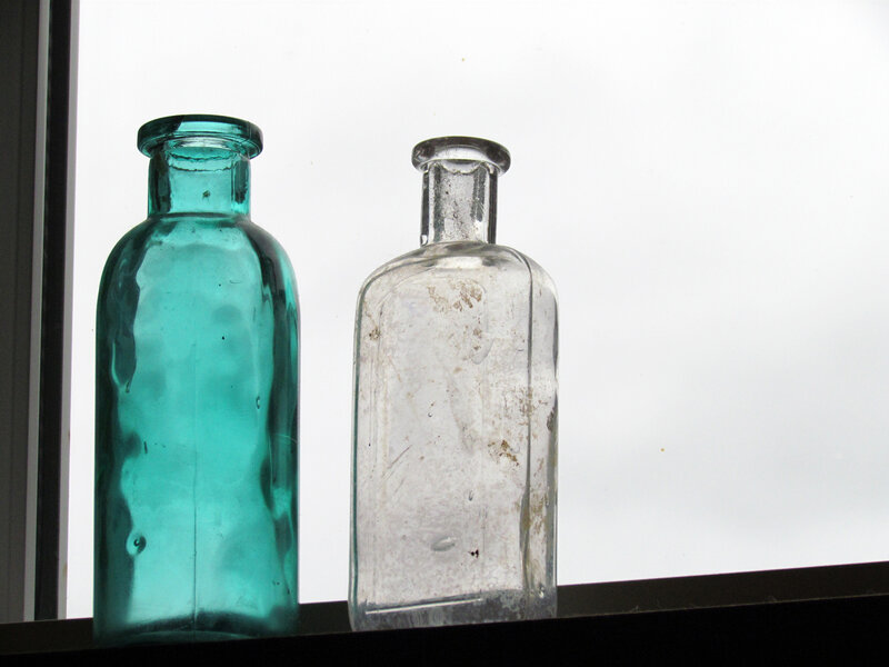 Two Glass Bottles