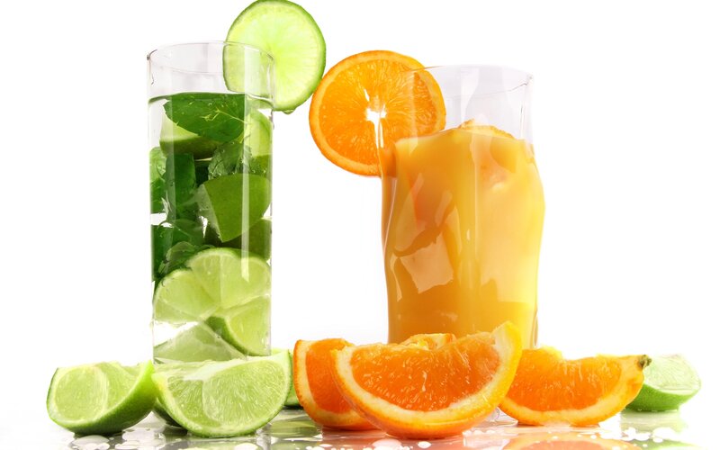 Two Glasses of Juice