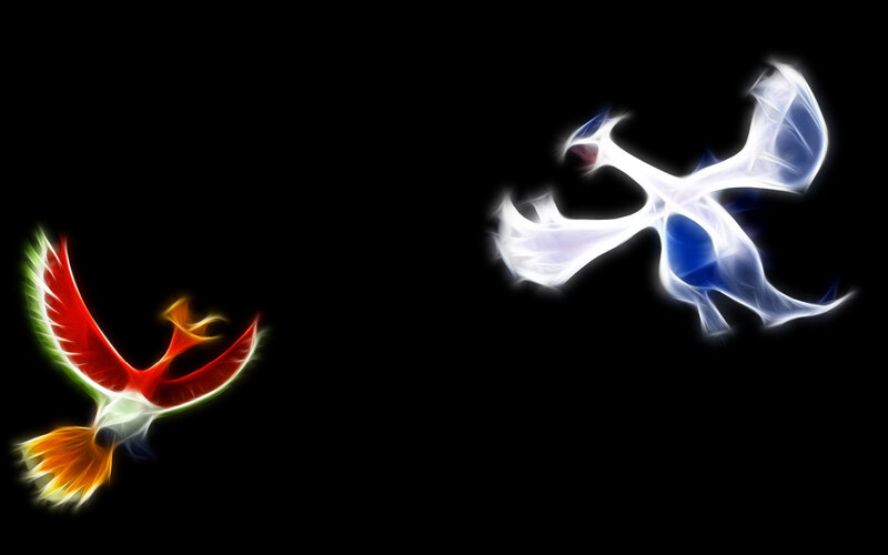 Two Glowing Birds