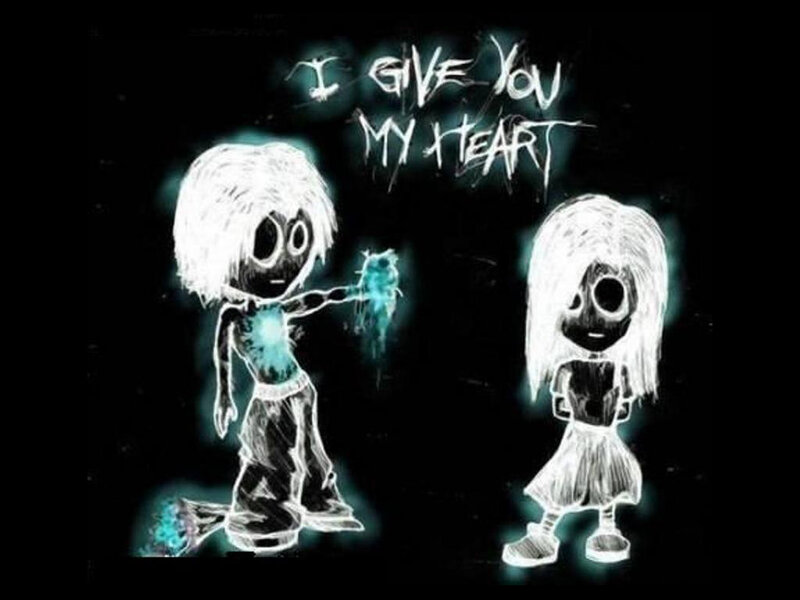 Two Glowing Figures