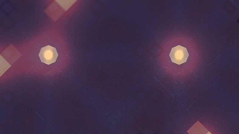 Two Glowing Octagons