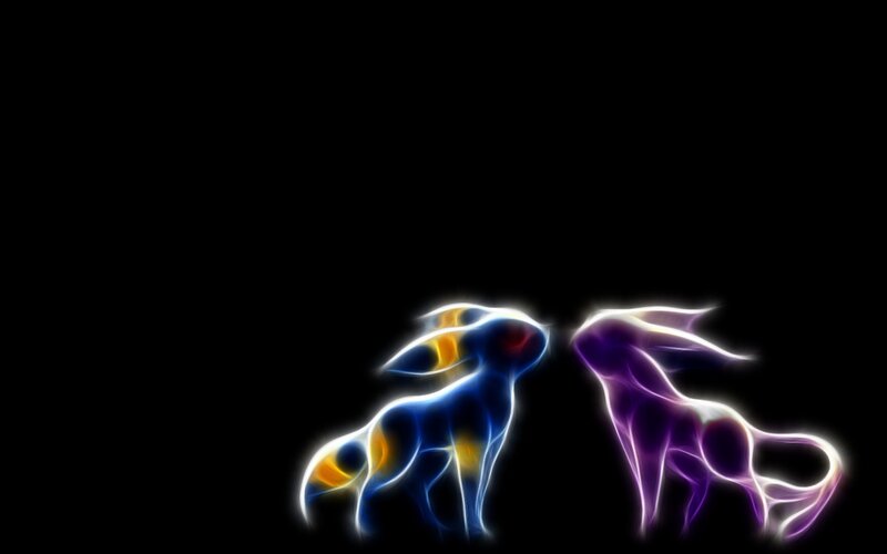 Two Glowing Rabbits — Blue
