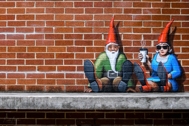 Two Gnomes on Wall