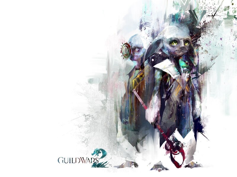 Two Goblin-like Creatures — White