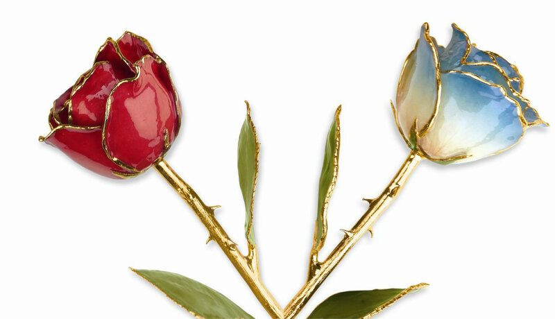 Two Gold-leaf Roses