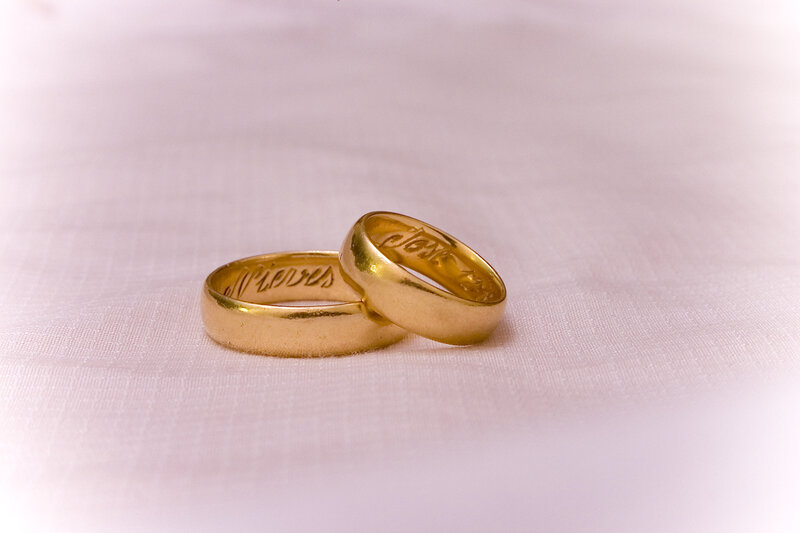 Two Gold Wedding Rings — Serene
