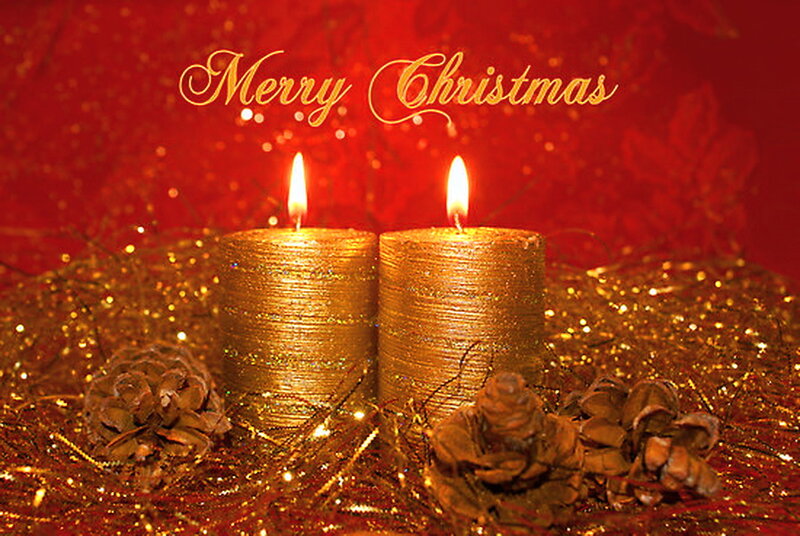 Two Golden Candles