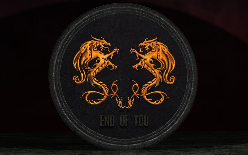 Two Golden Dragons