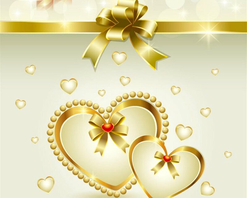 Two Golden Hearts — Gold, Romantic
