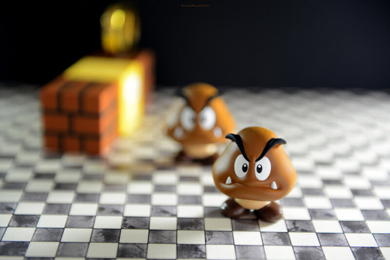 Two Goomba Figures