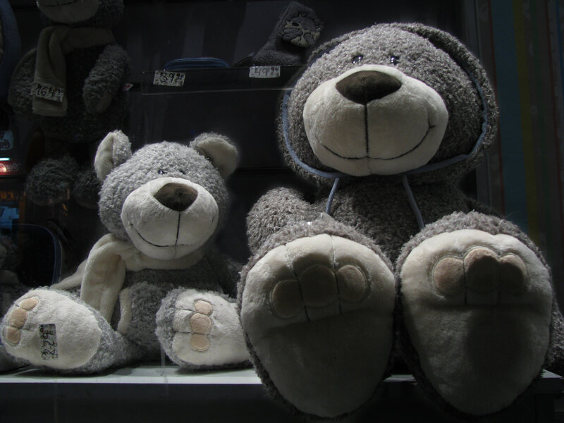 Two Gray Teddy Bears — Calm