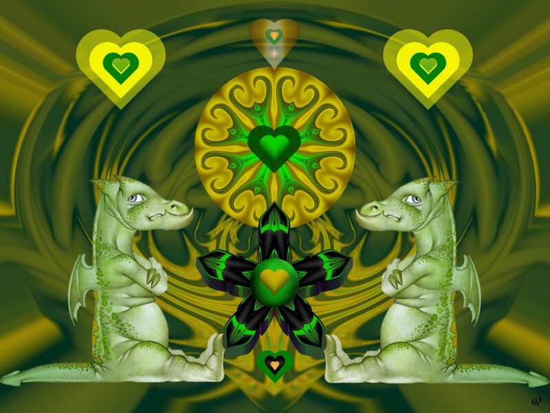 Two Green Dragons — Fantastical