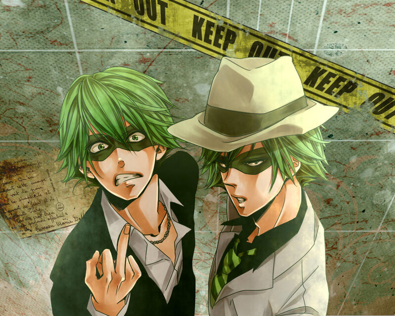 Two Green-haired Men