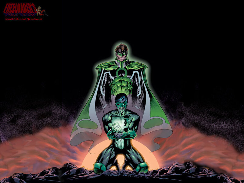 Two Green-lantern Characters — Green