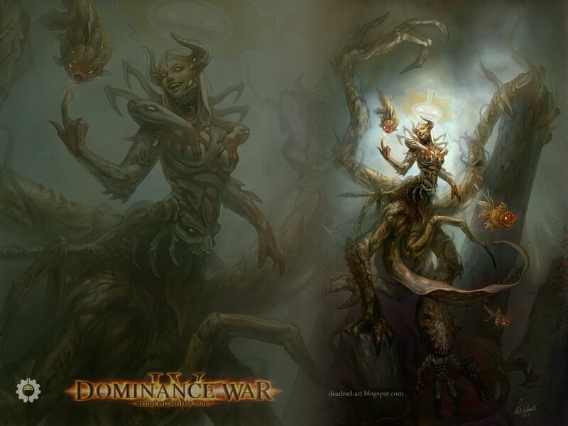 Two Grotesque Creatures