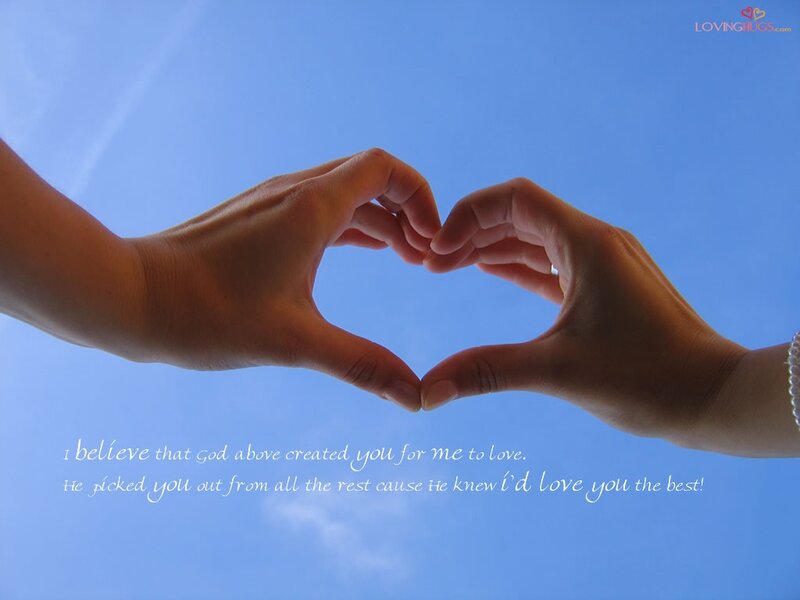 Two Hands Forming Heart — Blue, Serene, Afternoon