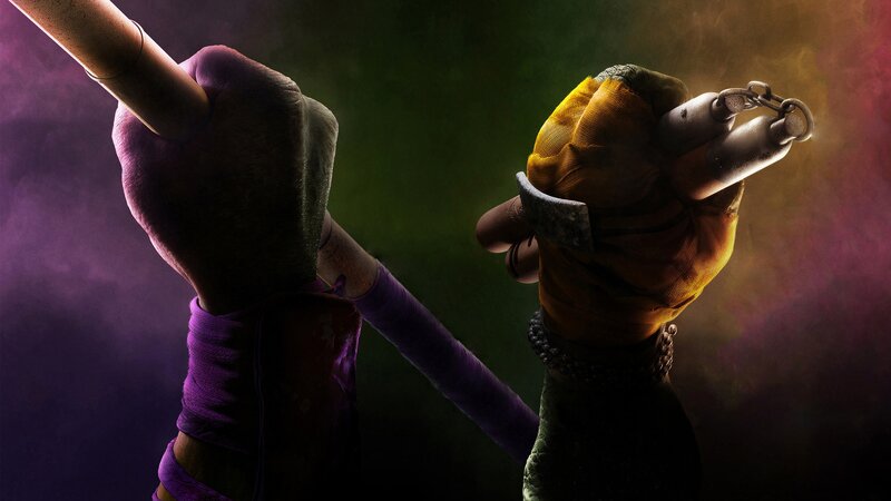 Two Hands Holding Weapons